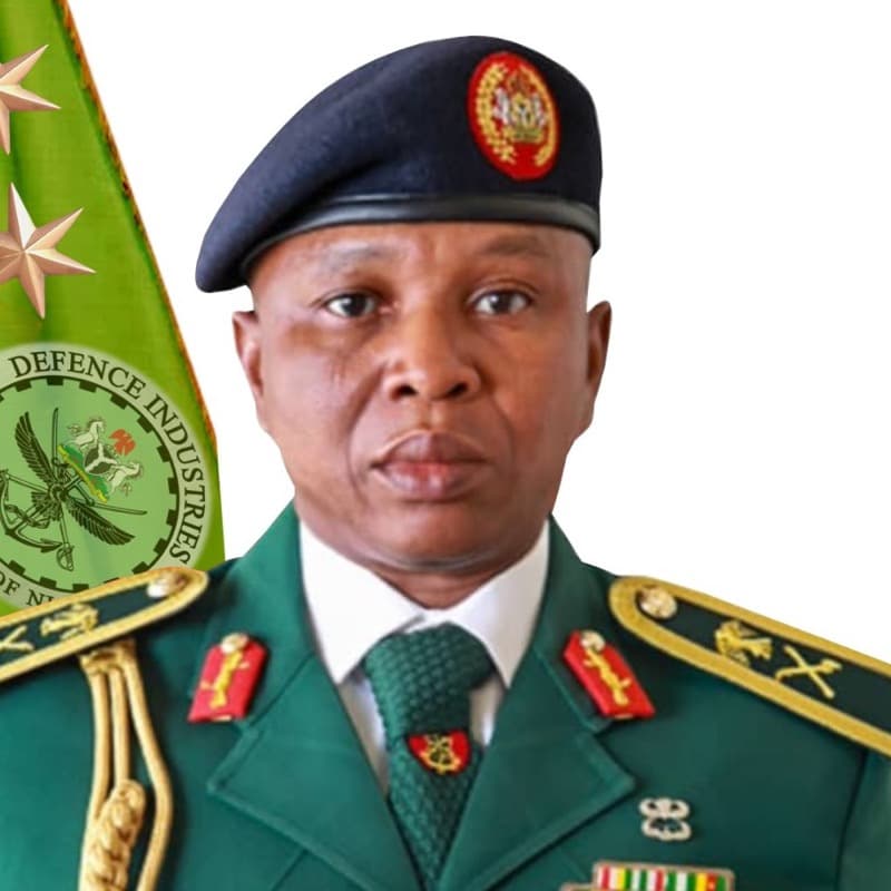 Maj Gen Ibrahim Babatunde Alaya in uniform